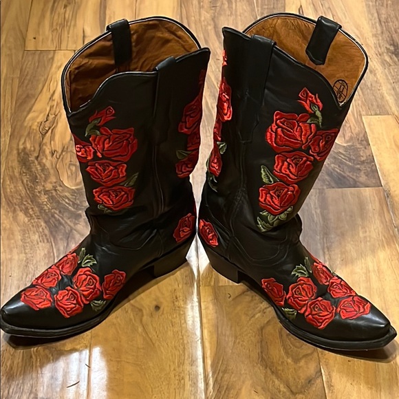 Roses and Rodeo Women’s Size 11 Leather Boots - Picture 12 of 13